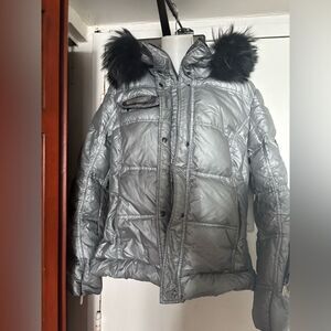 Vist Jacket Skiwear Unisex snow winter fur hood coat long active wear bomber